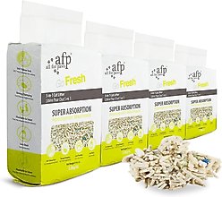 allforpaws 5-in-1 Unscented Clumping Tofu Cat Litter, 2.8-kg bag, case of 4 slide 2 of 9