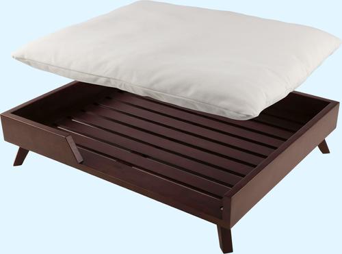 Show full view: Pet Adobe Elevated Dog Bed, Large, Dark Brown slide 7 of 8