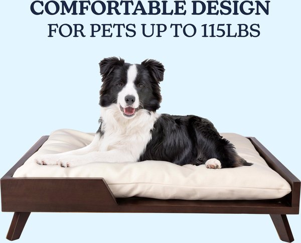 Show full view: Pet Adobe Elevated Dog Bed, Large, Dark Brown slide 2 of 8