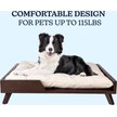 Show in main carousel: Pet Adobe Elevated Dog Bed, Large, Dark Brown slide 2 of 8
