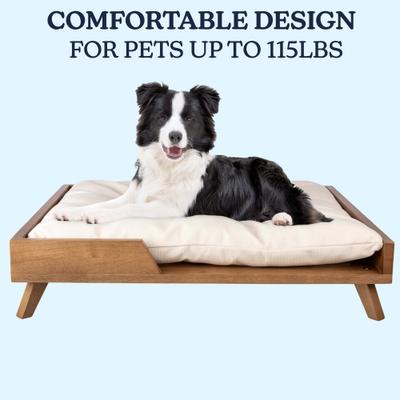 Show full view: Pet Adobe Elevated Dog Bed, Large, Natural slide 2 of 8