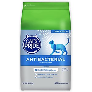 Cat's Pride Antibacterial Lightweight Clumping Cat Litter, 18-lb bag