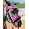 Show in main carousel: Star Point Horsemanship Miniature Horse Bridle & Reins Set, Raspberry Holographic slide 4 of 6