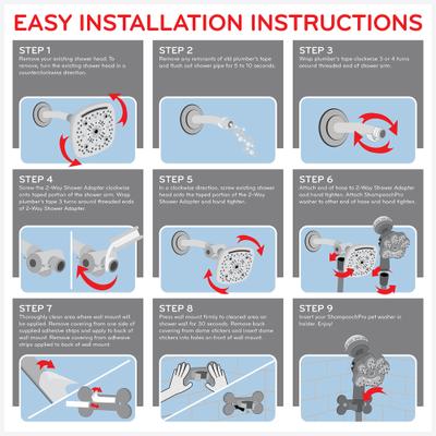 Show full view: PawSpa ShampoochPro Dog & Cat Pet Washing Kit, Gray slide 10 of 10