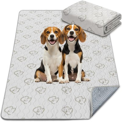 FXW FXW Washable Dog Pee Pads, Khaki, Rectangle: 71 x 43-in, 1 count