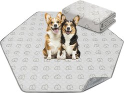 FXW Washable Dog Pee Pads, Hexagon: 62 x 55-in, 1 count