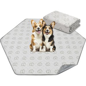 FXW Washable Dog Pee Pads, Hexagon: 62 x 55-in, 1 count