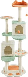 Yaheetech Paw-Shaped Play Cat Tower, 65-in slide 2 of 7