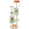 Show in main carousel: Yaheetech Paw-Shaped Play Cat Tower, 65-in slide 2 of 8