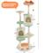 Show in main carousel: Yaheetech Paw-Shaped Play Cat Tower, 65-in slide 3 of 8