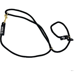 Mad Dog Products Slip Lead Dog Leash, Black, 10 ft-3/8 in