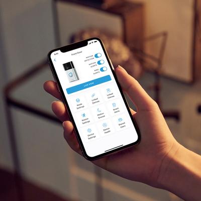 Show full view: Ring Video Doorbell WiFi Pet Camera, Satin Nickel slide 4 of 7