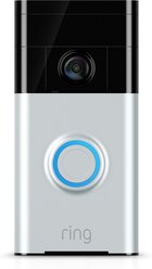 Ring Video Doorbell WiFi Pet Camera, Satin Nickel slide 1 of 6