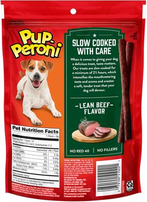 Show full view: Pup-Peroni Lean Beef Flavor Dog Treats, 5.6-oz bag slide 4 of 11