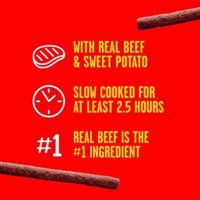 Show full view: Pup-Peroni Mix Stix with Real Beef & Sweet Potato Dog Treats, 5.6-oz bag slide 7 of 11