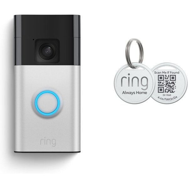 Ring Doorbell with Pet Tag WiFi Pet Camera Bundle