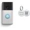 Show in main carousel: Ring Doorbell with Pet Tag WiFi Pet Camera Bundle, Satin Nickel slide 1 of 9