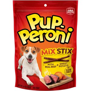 Pup-Peroni Mix Stix with Real Beef & Sweet Potato Dog Treats, 5.6-oz bag
