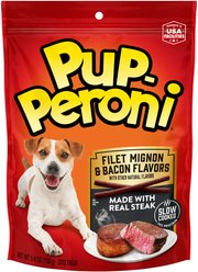 Pup-Peroni Filet Mignon & Bacon Flavors Dog Treats, 5.6-oz bag