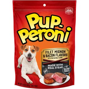 Pup-Peroni Filet Mignon & Bacon Flavors Dog Treats, 5.6-oz bag