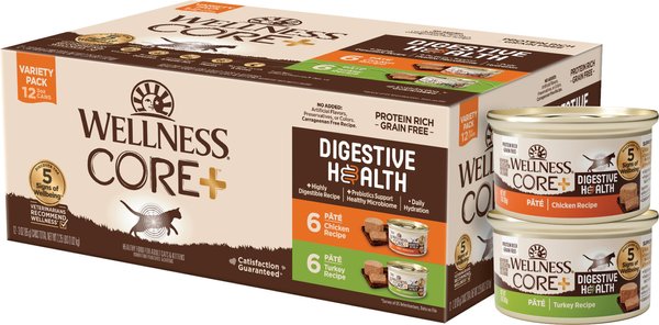 Wellness Core Digestive Health Turkey Pate Recipe Canned Cat Food
