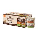Wellness CORE+ Digestive Health Chicken & Turkey Pate Variety Pack Grain-Free Natural Wet Cat Food, 3-oz can, case of 12