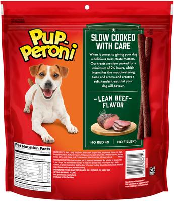 Show full view: Pup-Peroni Lean Beef Flavor Dog Treats, 22.5-oz bag slide 4 of 11