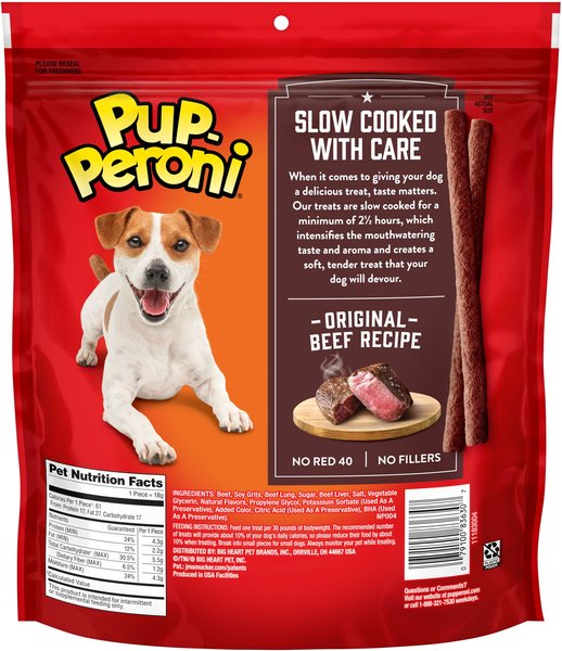 Show full view: Pup-Peroni Original Beef Flavor Dog Treats, 22.5-oz bag slide 4 of 11