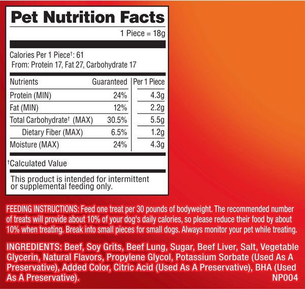 Show full view: Pup-Peroni Original Beef Flavor Dog Treats, 22.5-oz bag slide 9 of 11