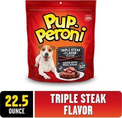 Pup-Peroni Triple Steak Flavor Dog Treats, 22.5-oz bag slide 2 of 8