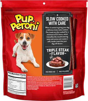 Show full view: Pup-Peroni Triple Steak Flavor Dog Treats, 22.5-oz bag slide 4 of 11