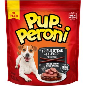 Purina TBONZ Porterhouse Beef Flavor Steak Shaped Adult Soft & Chewy Dog Treats