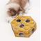 Show in main carousel: allforpaws Modern Cat Peek'A'Pounce Fuzzy Hive Cat Toy, Yellow slide 1 of 7
