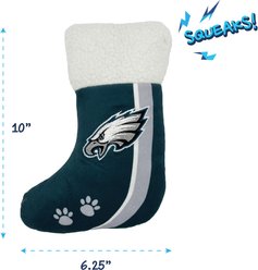 Pets First Christmas Philadelphia Eagles Stocking Squeaky Plush Dog Toy slide 2 of 3