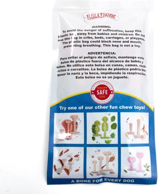 Show full view: BulliBone Alien Bone Nylon Apple & Cinnamon Flavored Dog Hard Chew Toy, Small, 1 count slide 4 of 6