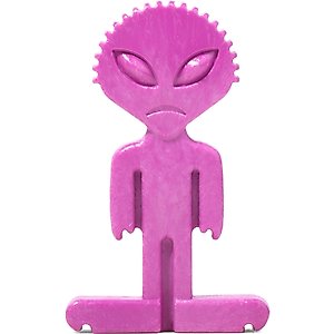 BulliBone Alien Bone Nylon Apple & Cinnamon Flavored Dog Hard Chew Toy, Small, 1 count