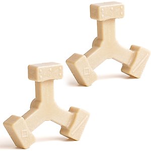 BulliBone Spin-a-Bone Peanut Butter Flavor Dog Chew Toy, Small, 2 count