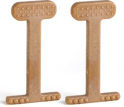 BulliBone Nylon Beef Flavor Dental Dog Chew Toy, X-Large, 2 count