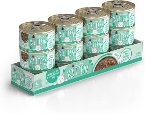 Show full view: Weruva Kitten Chicken & Tuna Formula in Gravy Wet Cat Food, 3-oz can, case of 12 slide 3 of 12
