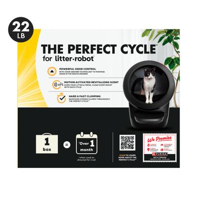 Show full view: Tidy Cats Odor Control Scented Clumping Cat Litter Designed for Litter-Robot, 22-lb box slide 3 of 11