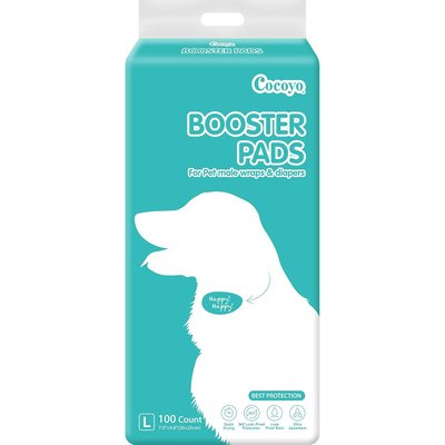 COCOYO COCOYO Side Leak-Proof Booster Dog Training Pads, Large, 100 Count