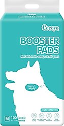 COCOYO Side Leak-Proof Booster Dog Training Pads, Medium, 100 Count