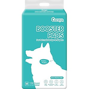 COCOYO Side Leak-Proof Booster Dog Training Pads, Medium, 100 Count