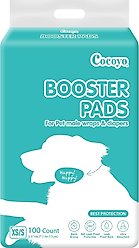COCOYO Side Leak-Proof Booster Dog Training Pads, X-Small/Small,100 Count
