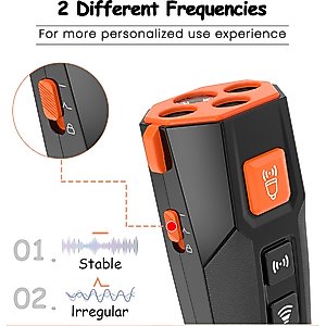 VIVIPAL 2-in1 Ultrasonic Indoor/Outdoor Dog Bark Deterrent Device