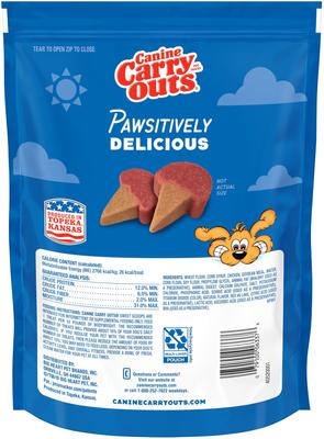 Show full view: Canine Carry Outs Sweet Scoops Chicken Flavor Soft & Chewy Dog Treats, 22.5-oz bag slide 3 of 8