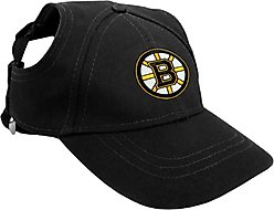 Littlearth NHL Dog & Cat Pet Baseball Hat, Medium, Boston Bruins