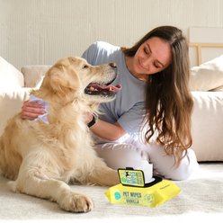 PAWS & BONES Vanilla, Coconut & Lavender Dog & Cat Grooming Wipes, 3 count slide 2 of 9