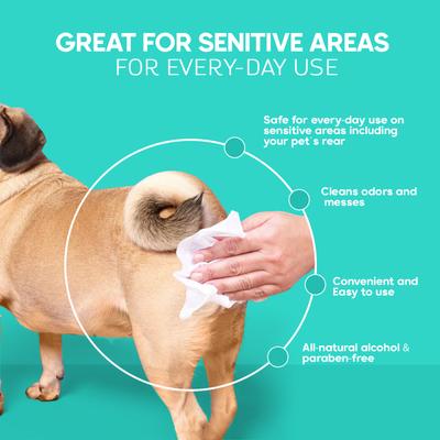 Show full view: PAWS & BONES Extra-Gentle Lavender Vanilla Dog & Cat Wipes, 110 count slide 7 of 10