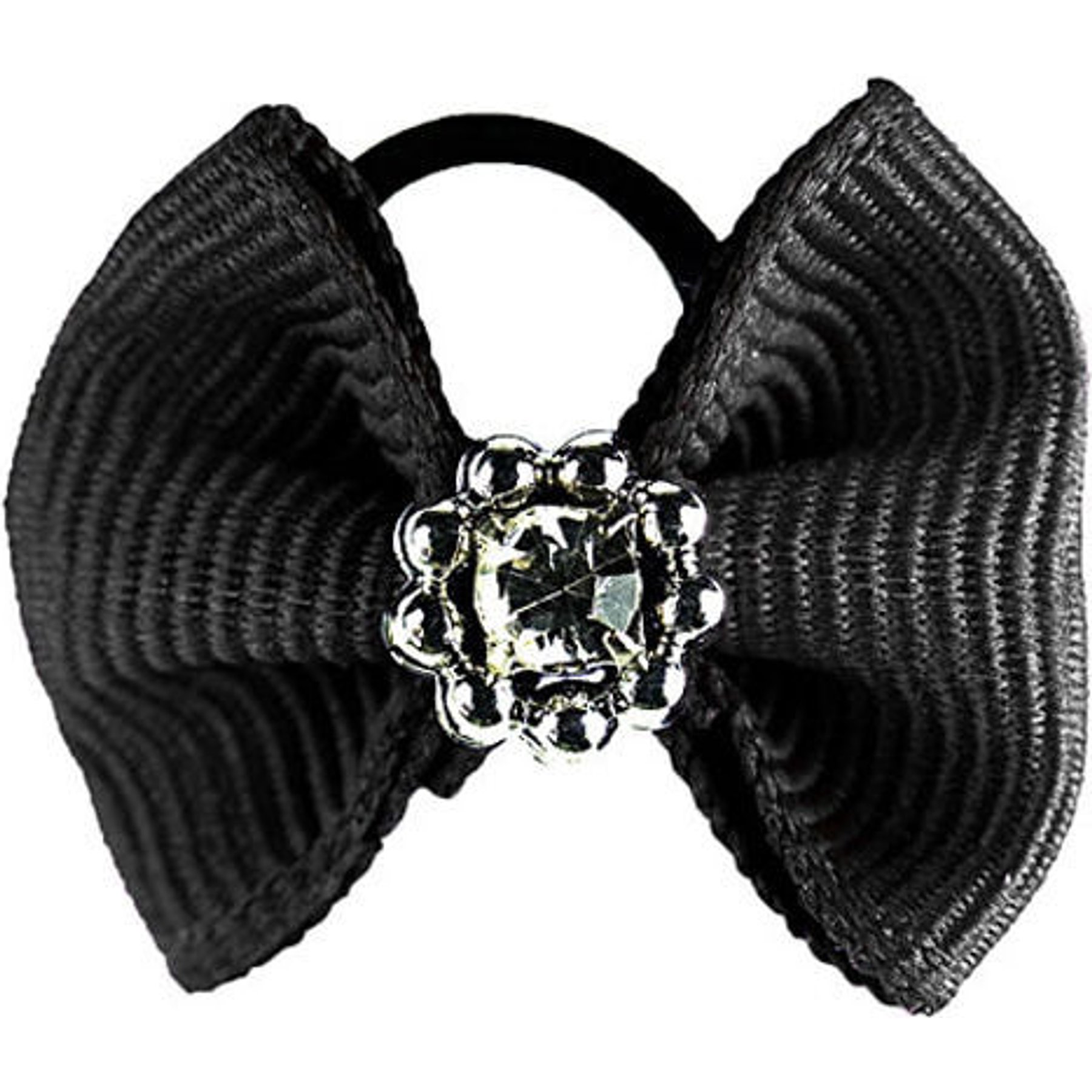 Horze Sparkling Mane Horse Bows, Black